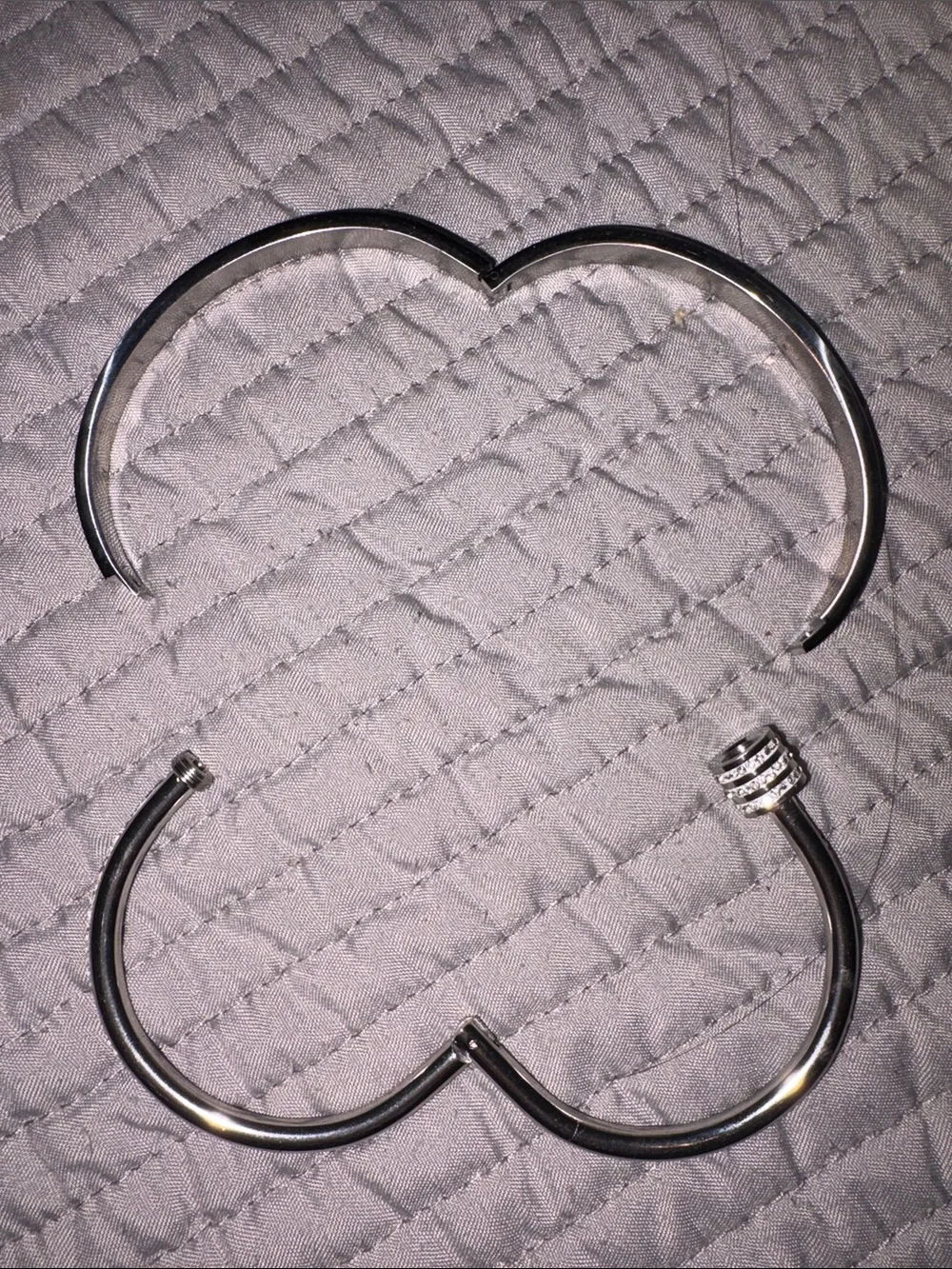 2 GORGEOUS, STAINLESS STEEL BRACELETS NEW JOURNEY & NEW STORY NIB